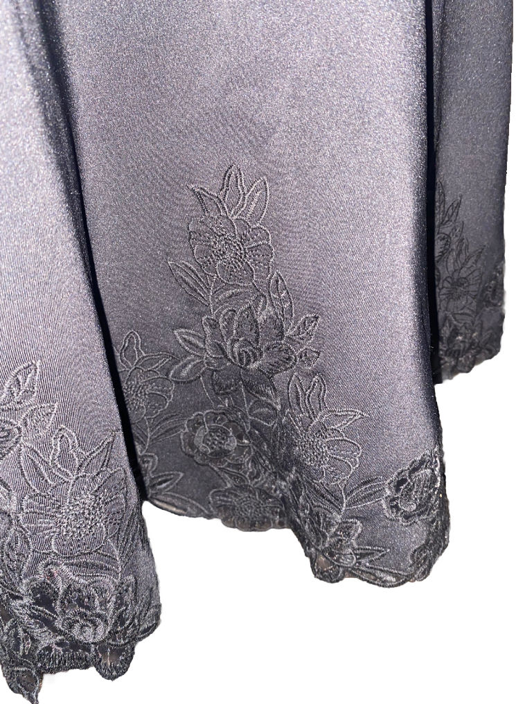 Thumbnail: Ted Baker-  Women’s Black Embroidered Skater Fit & Flare Dress, Size 2