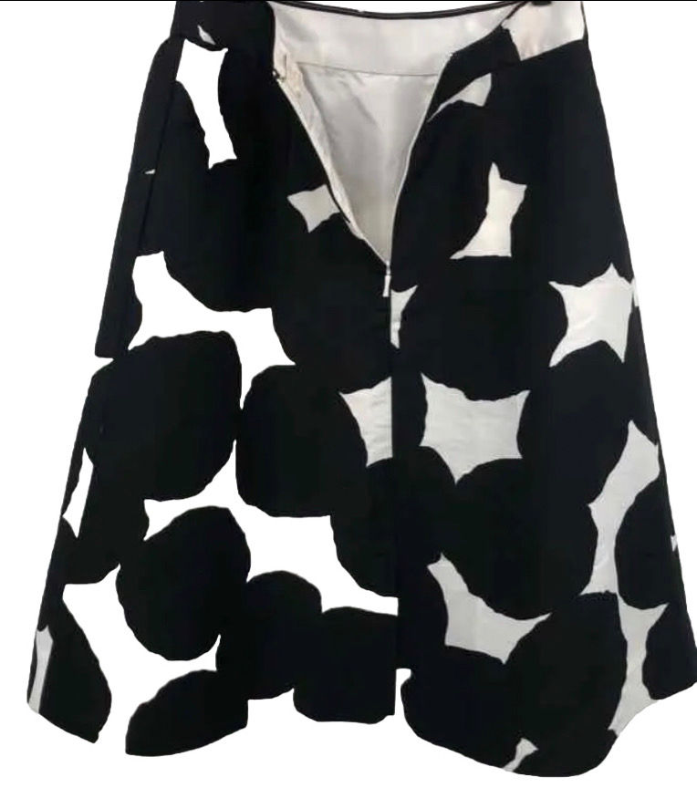 Thumbnail: Kate Spade Famous “Spot Dot” Midi Skirt- Size 10