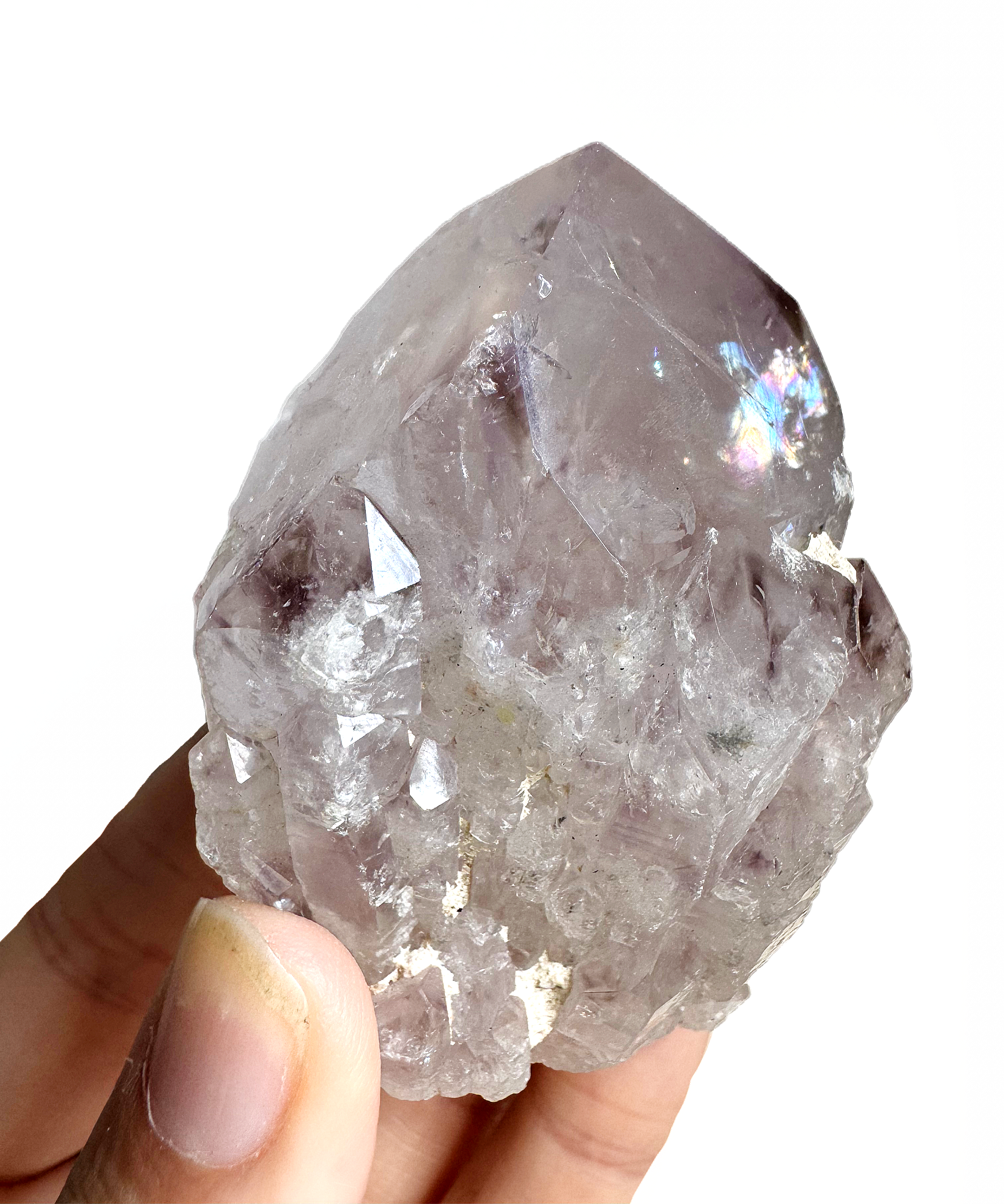Cathedral Quartz phantom Amethyst smokey quartz-G