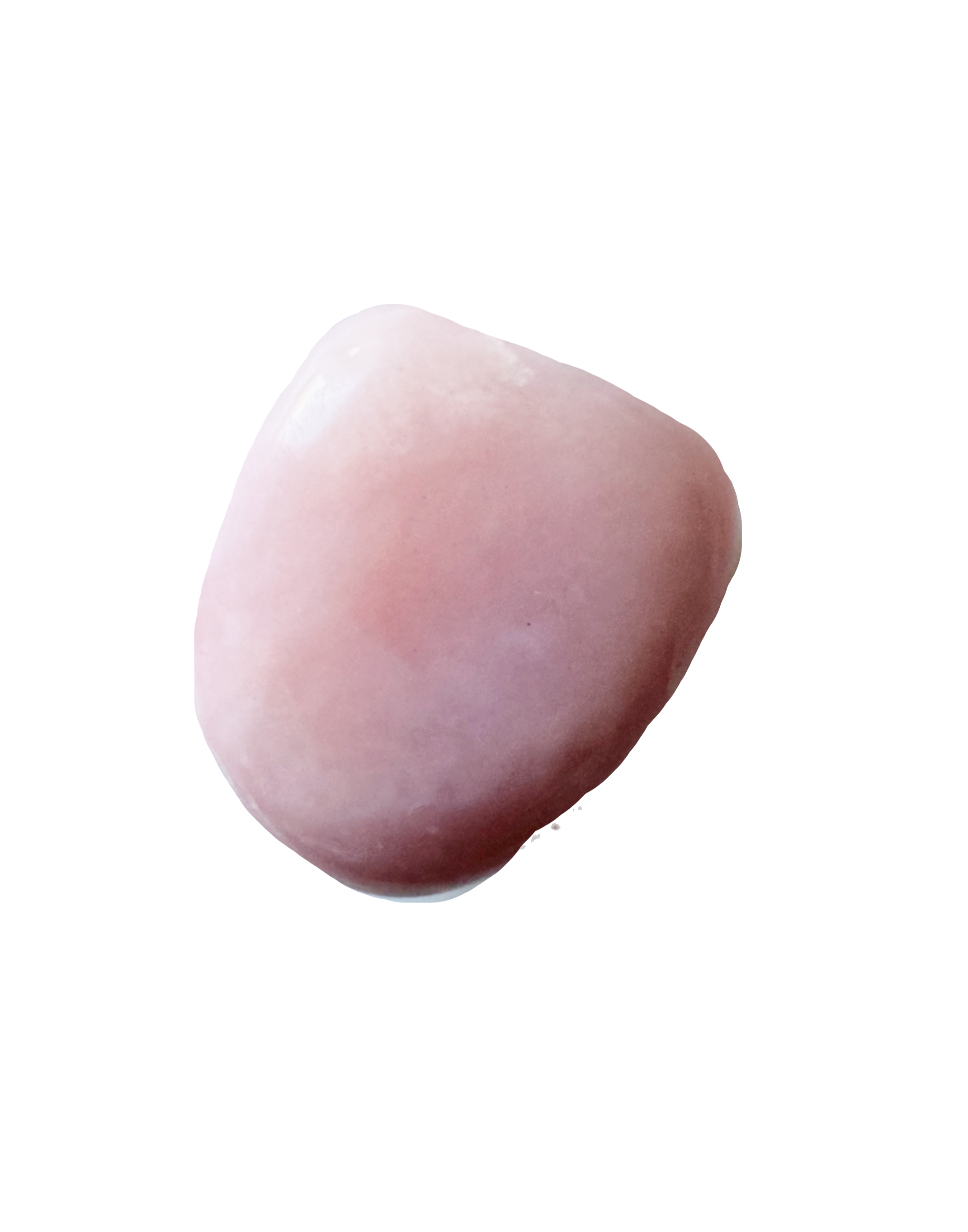 Pink Opal tumble stone from Peru