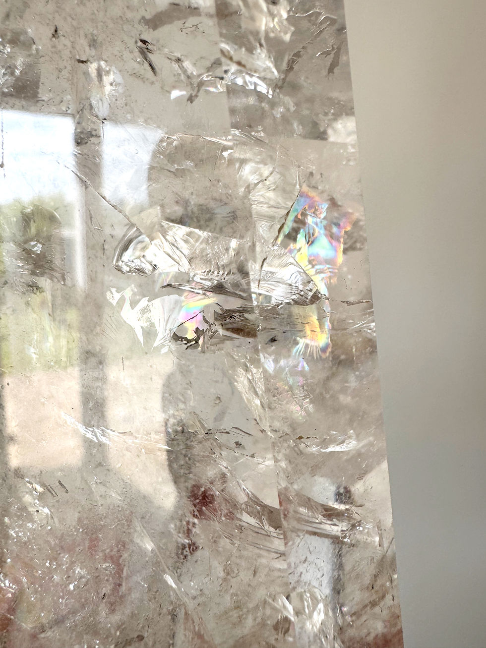 Thumbnail: Large carved Lemurian Quartz from Brazil.