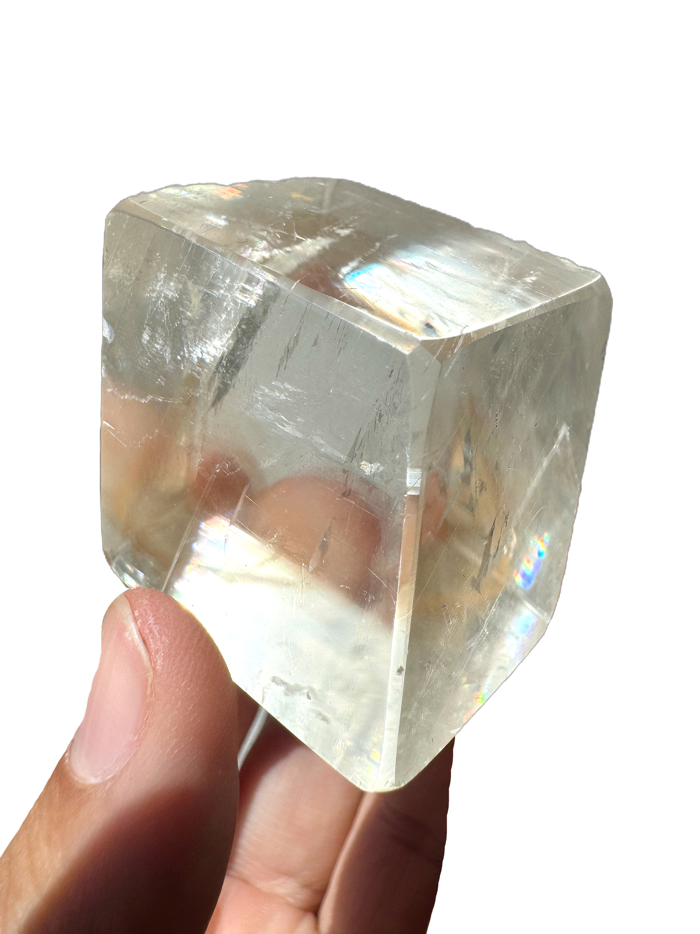Optical Calcite standing stone.
