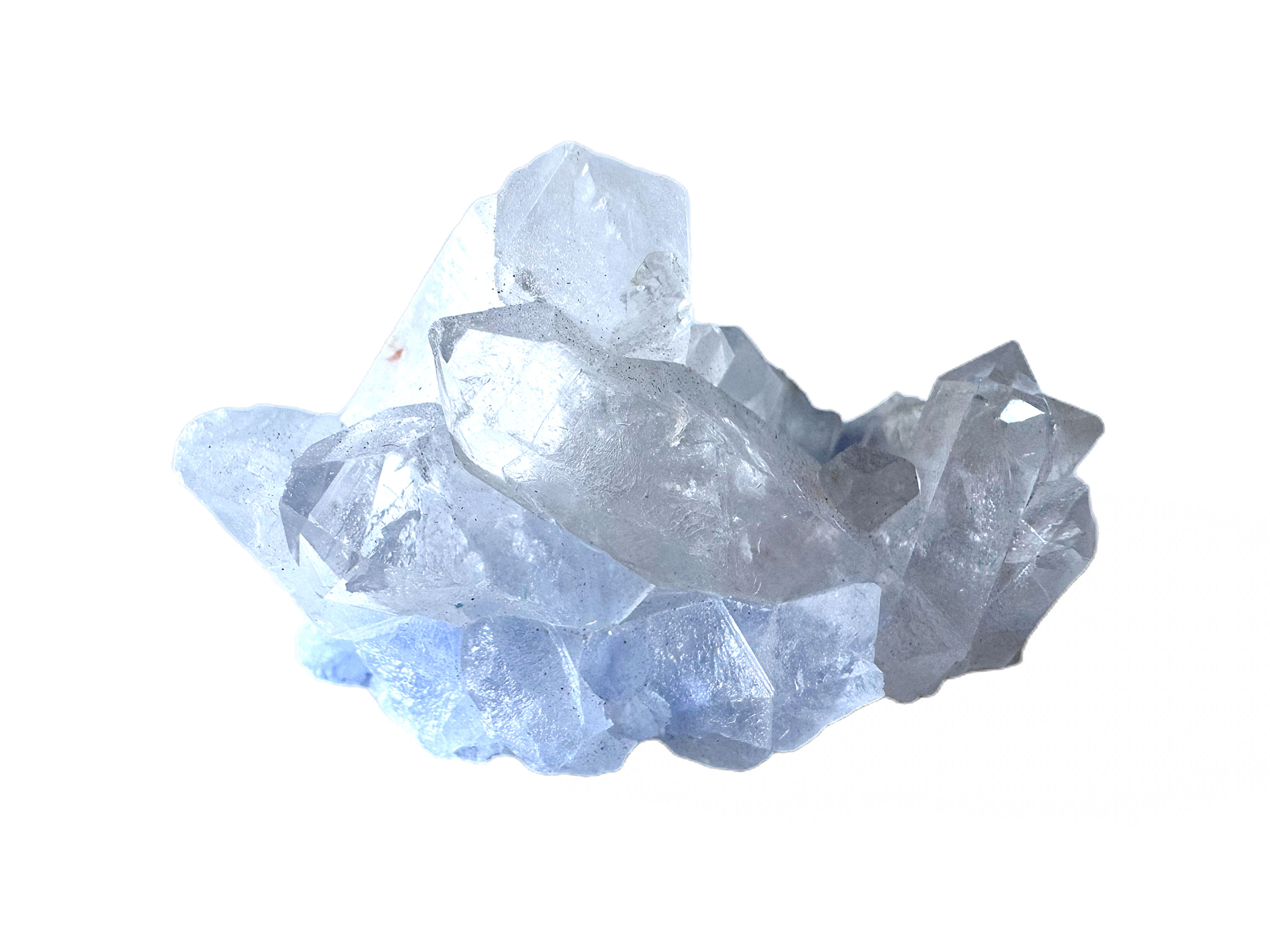Dumortierite Quartz specimen