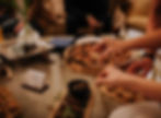 Private Chef Marcel's Canapes served in the lounge . Cosy setting.