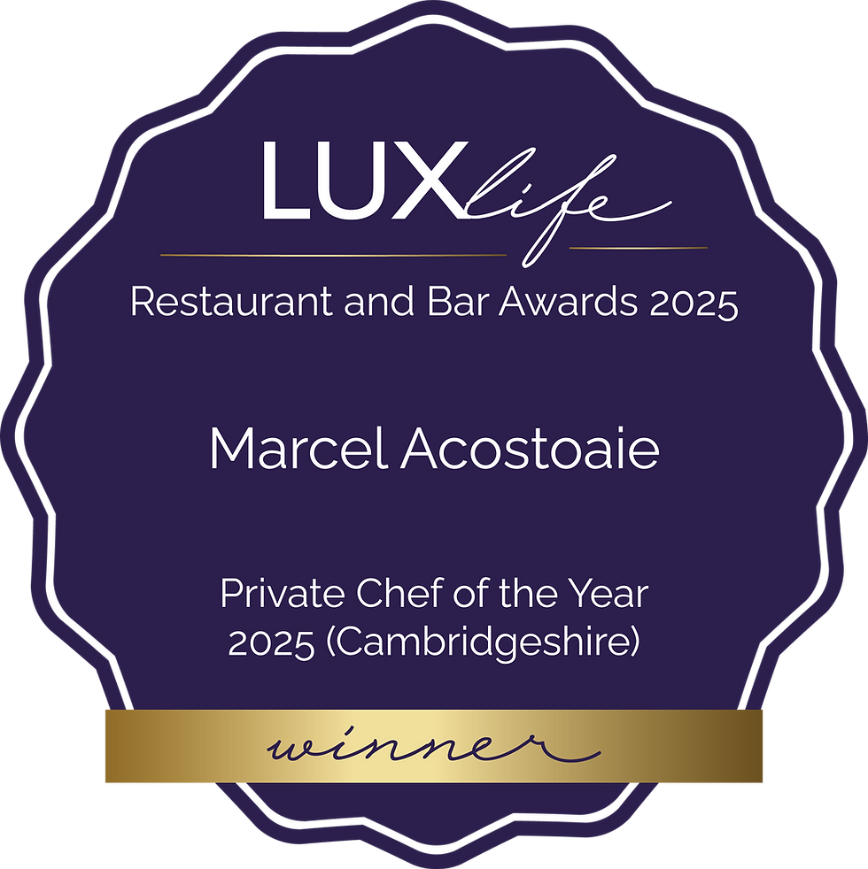 Private Chef Marcel - Restaurant and Bar Awards 2025 - Private Chef of the Year