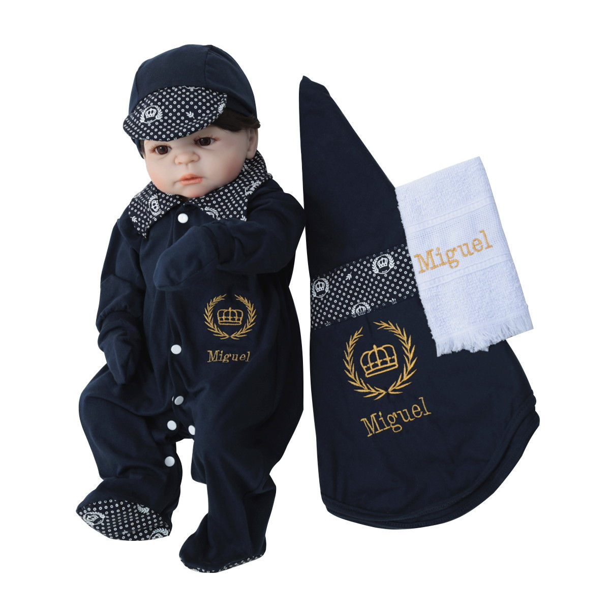 Saida De Maternidade Personalizado Com Nome Para Menino Masculino Príncipe Barat