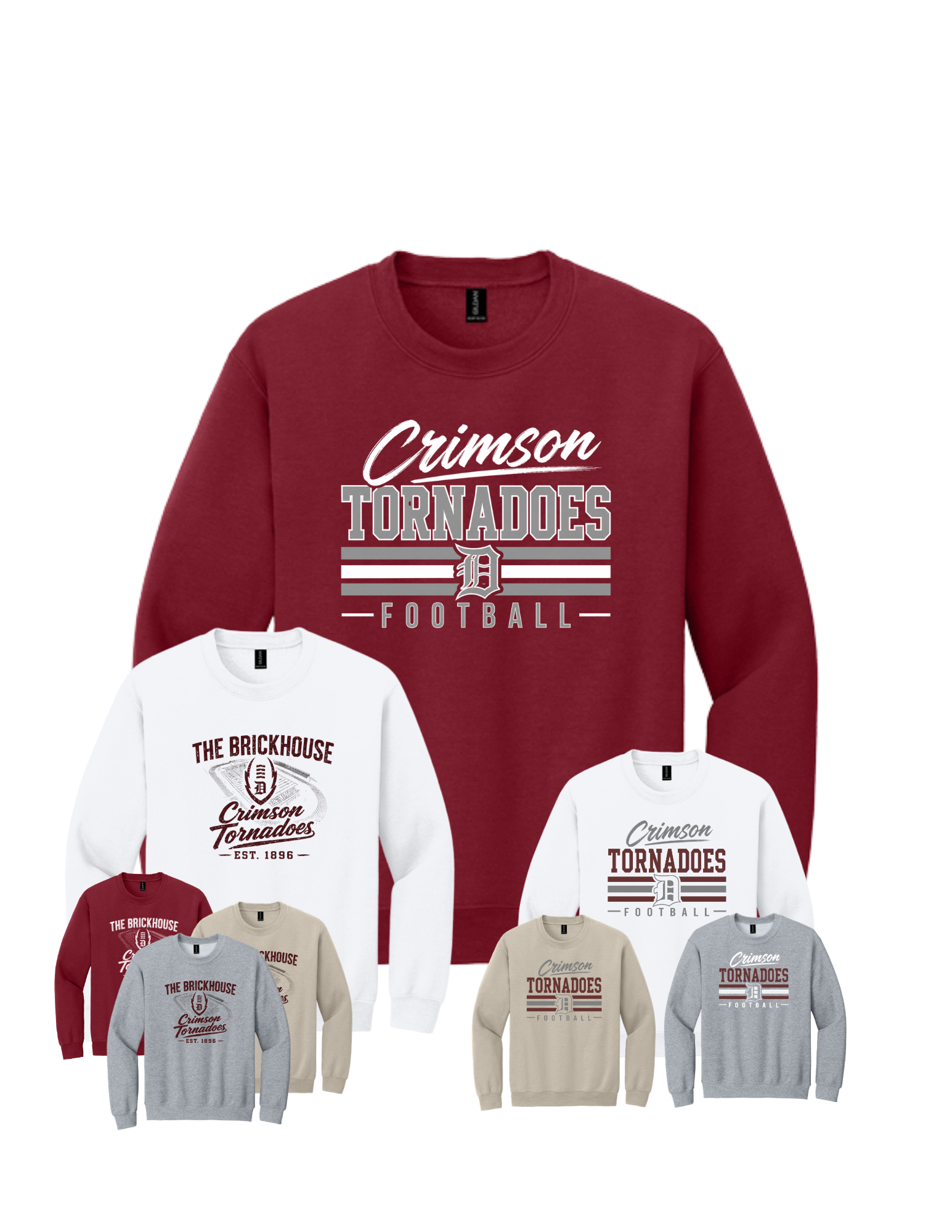 '26 Football Gildan Crewneck Sweatshirt
