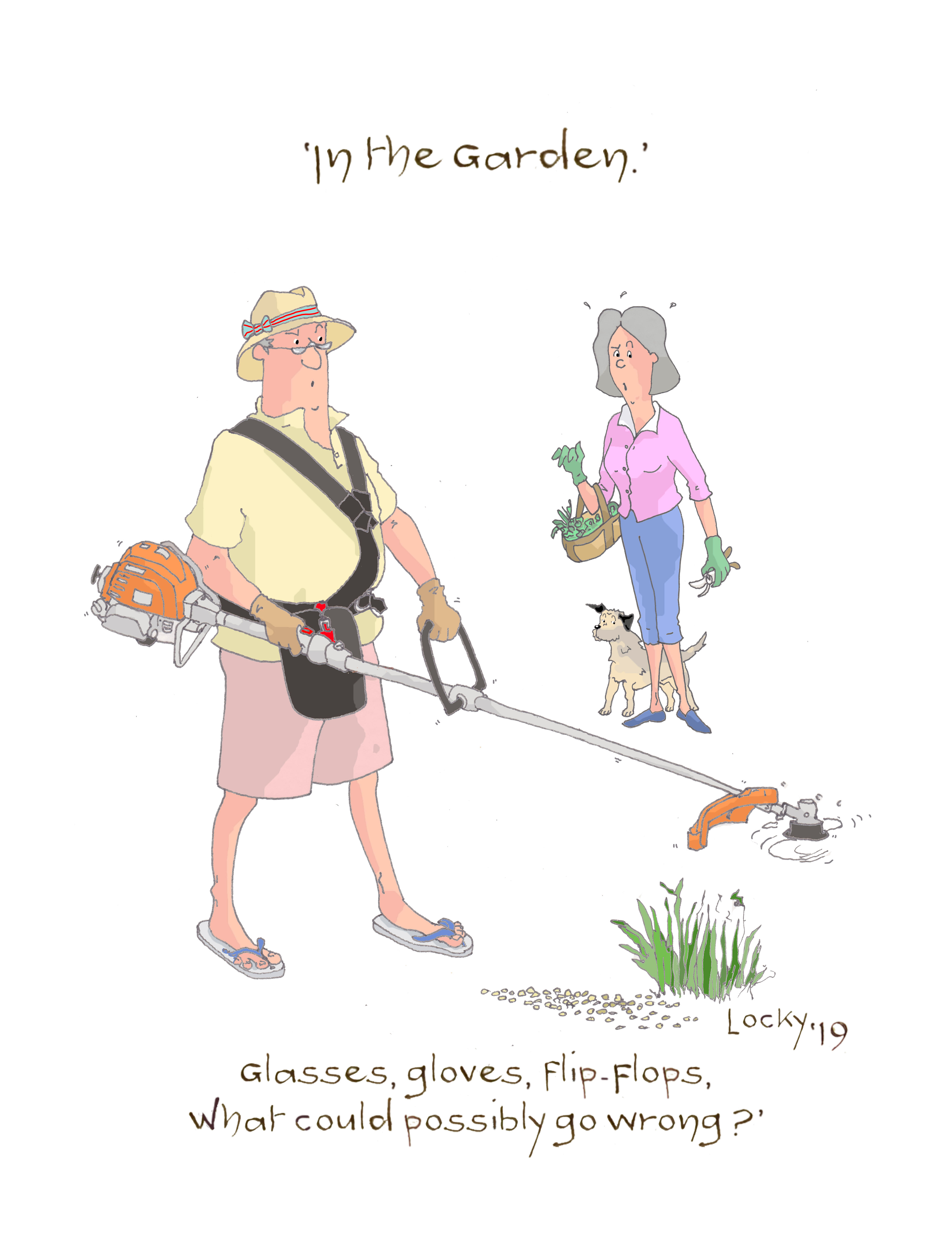 Cards Garden - Glasses, gloves.......