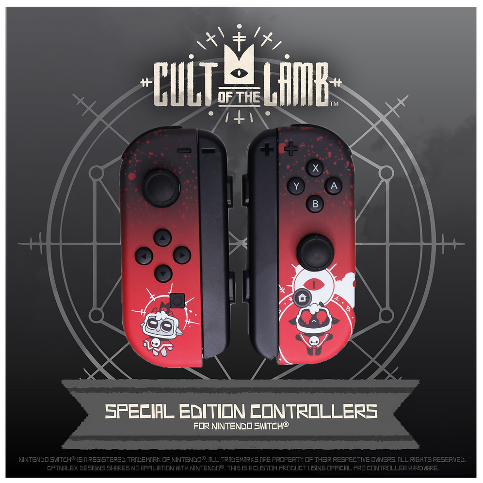 NSJC - Cult of the Lamb Joy-Con for Nintendo Switch | CptnAlex Designs