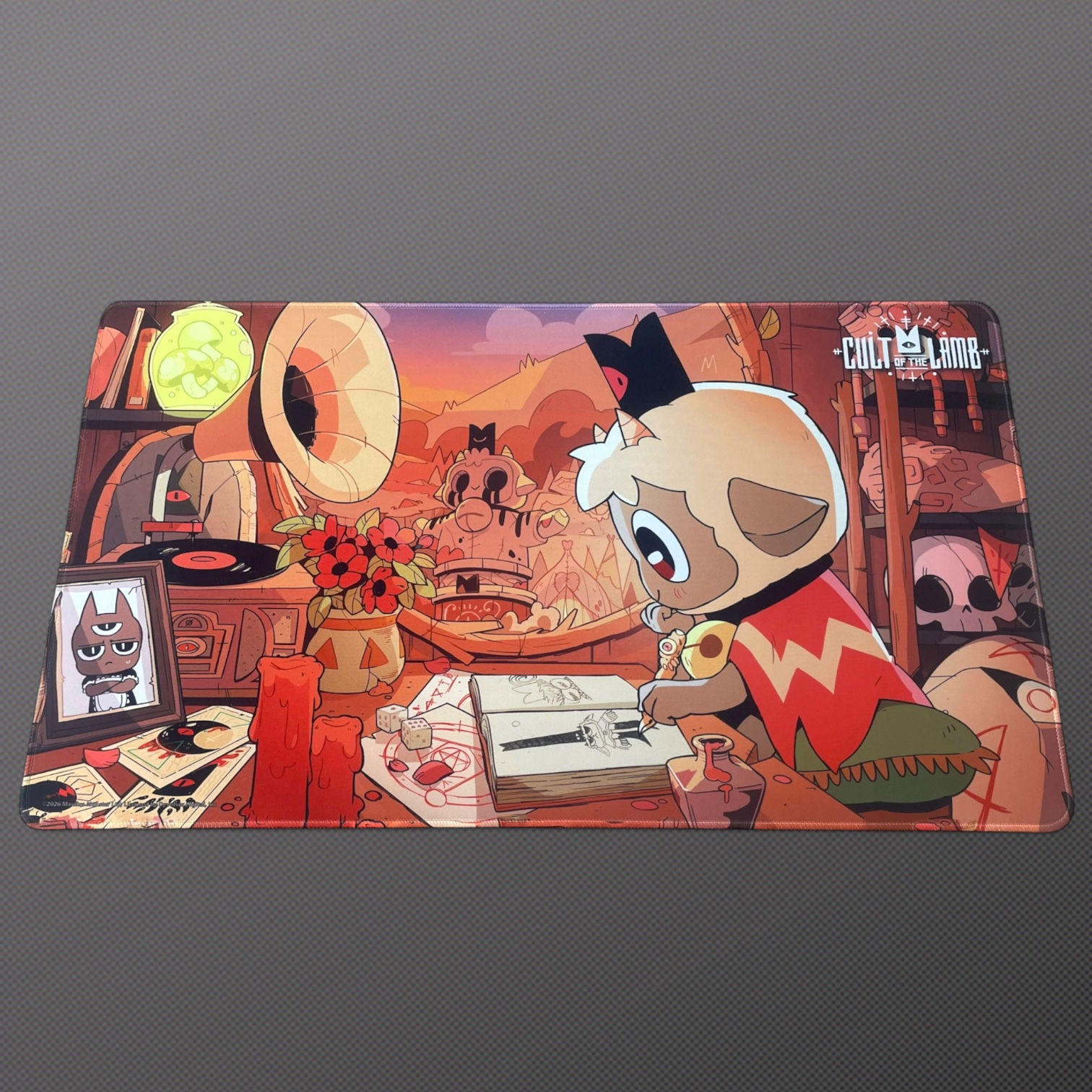 Cult of the Lamb - Lo-fi Lamb Oversized Desk Mat