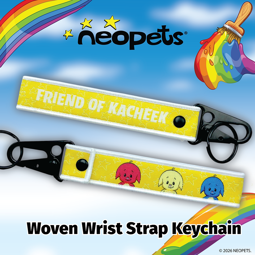 Thumbnail: Neopets - "Friend Of..." Wrist Strap Keychain