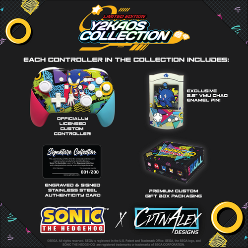 Sonic Pro Controller - Y2Kaos Collection for Nintendo Switch