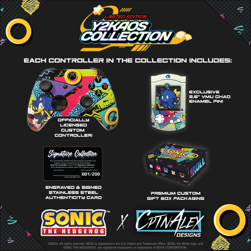 Sonic Xbox Controller - Y2Kaos Collection for Xbox One/S/X