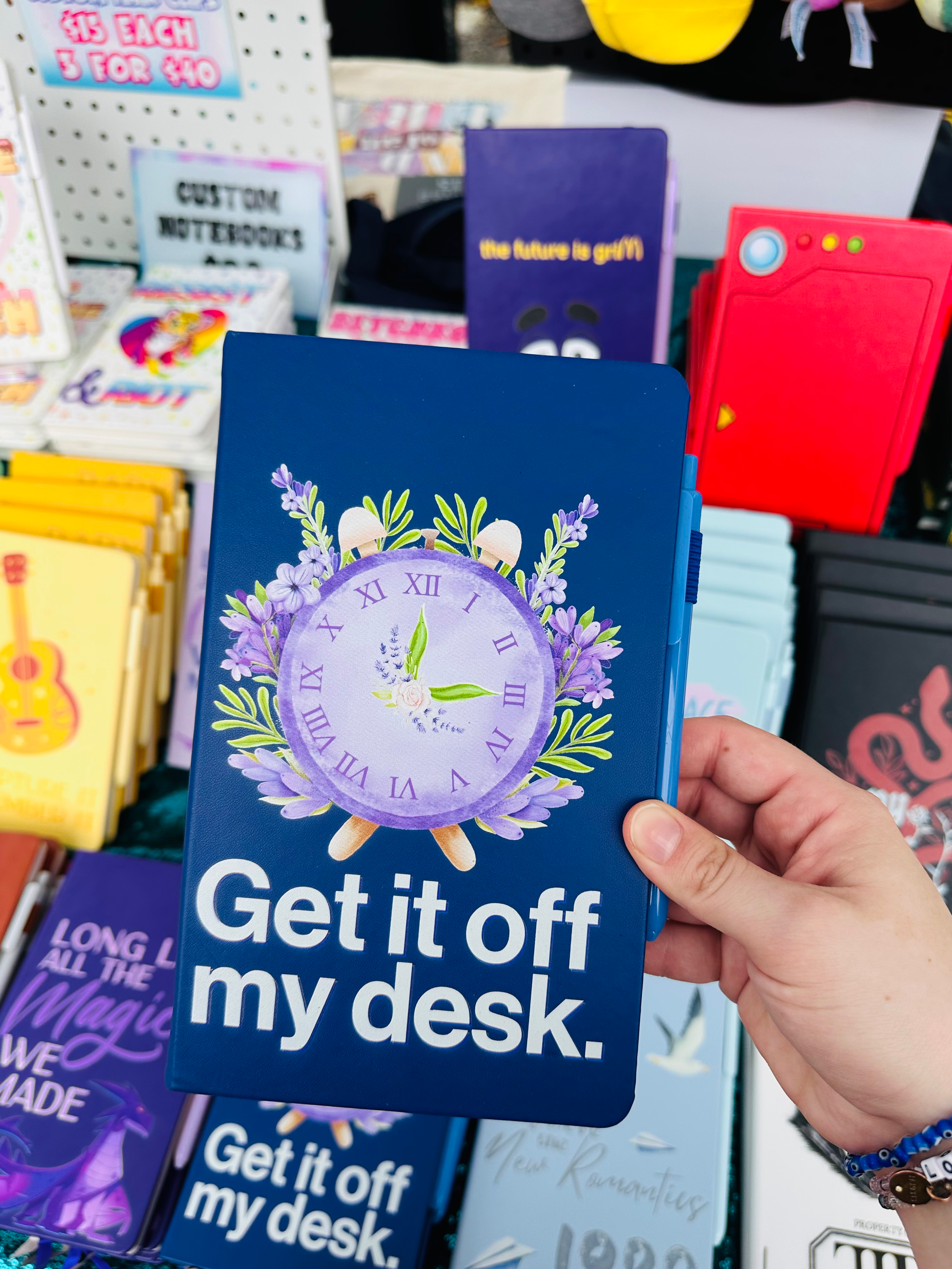 Get it off my desk. Notebook