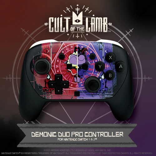 NS2 - Demonic Duo Cult of the Lamb Pro Controller for Nintendo