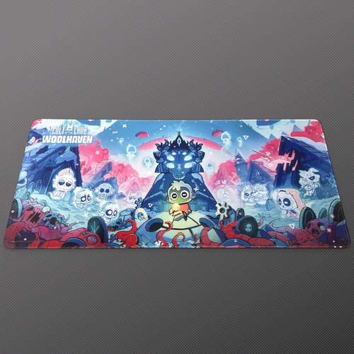 Cult of the Lamb - Woolhaven Oversized Desk Mat | CptnAlex Designs