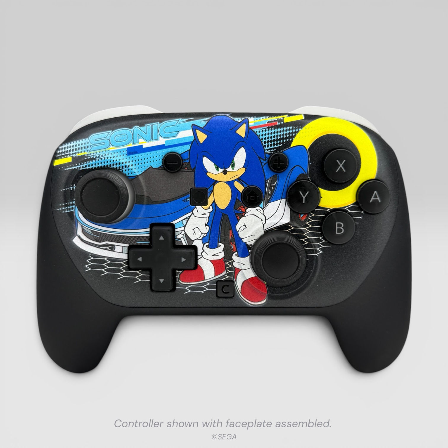 Sonic the Hedgehog Racing Faceplate for Switch 2 Pro Controller - DIY