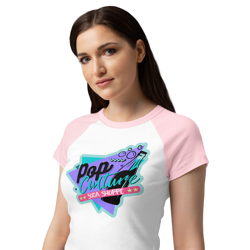 Thumbnail: Pop Culture Soda Shoppe Baby Tee