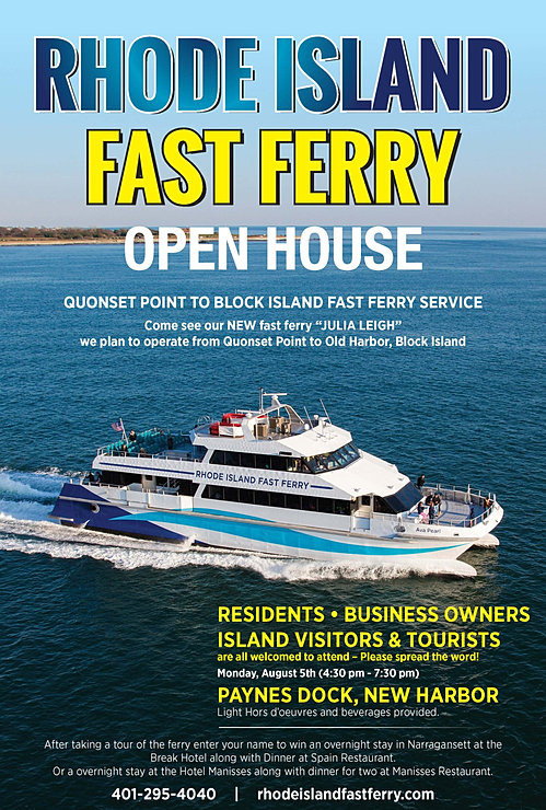 Rhode Island Fast Ferry Service To Martha S Vineyard And