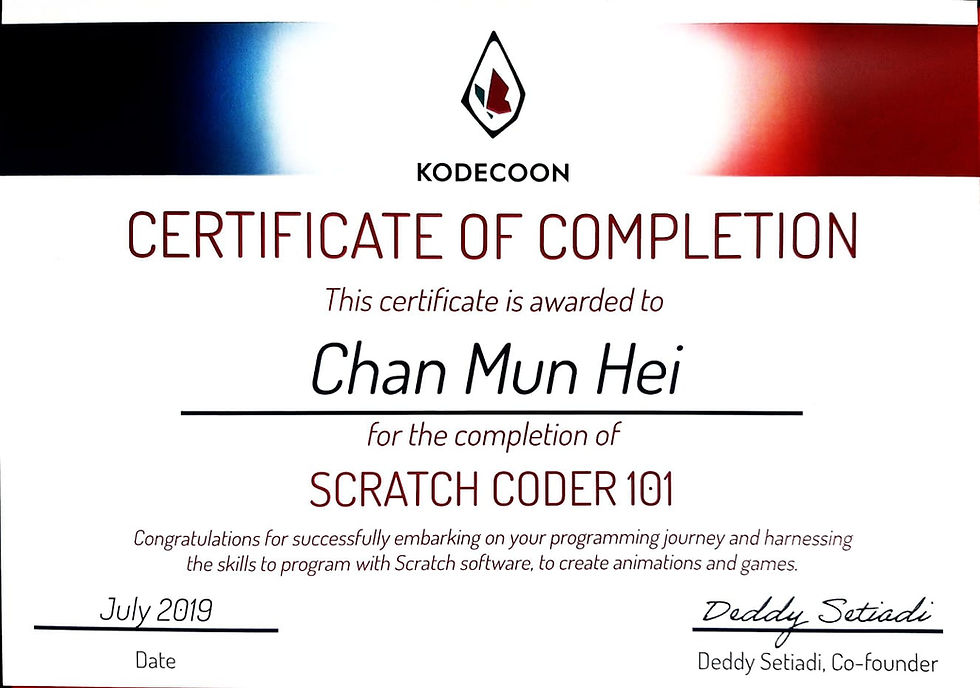 Scratch code
