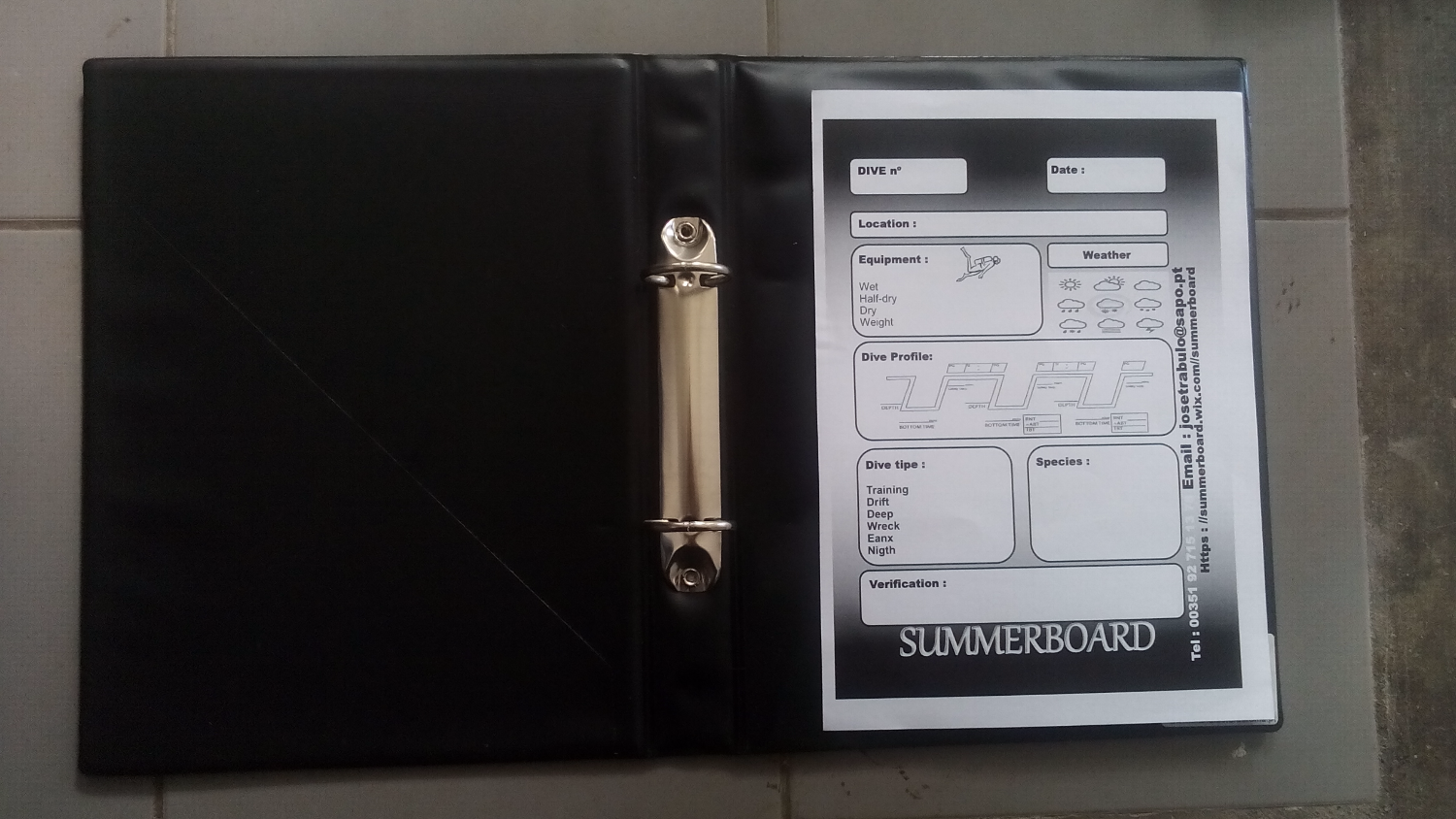 SUMMERBOARD LOG BOOK 100 PAGES