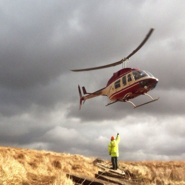 Me playing with helicopters last week