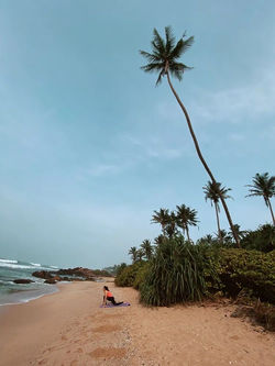 Yoga on the beach