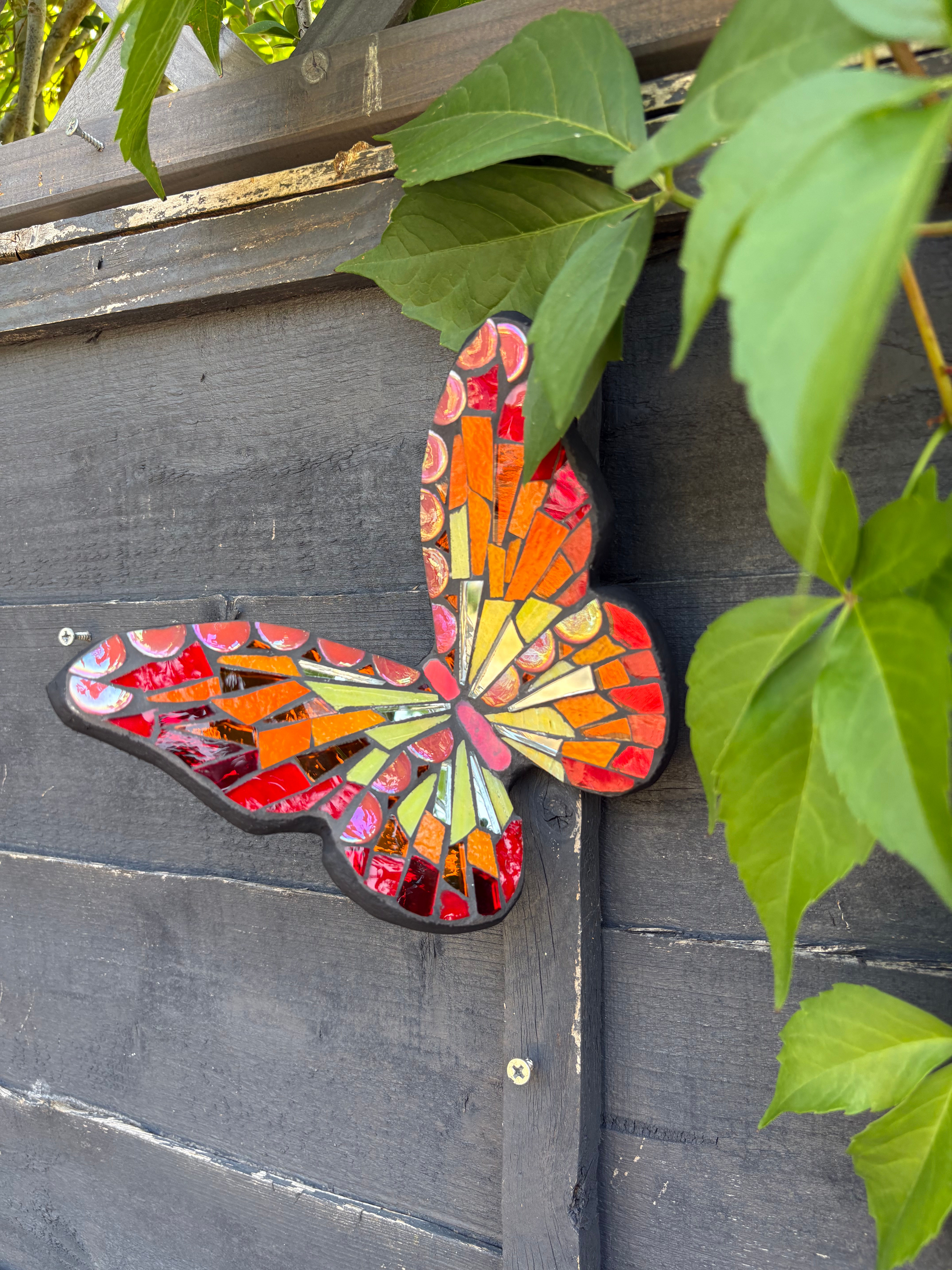 Red orange and yellow 3d Butterfly 