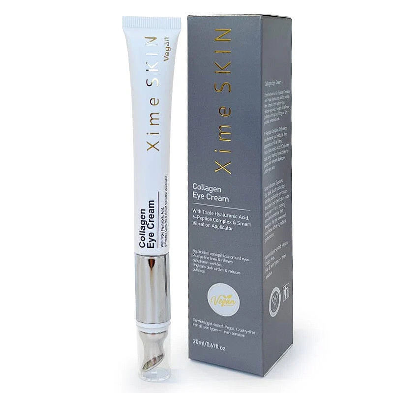 Collagen Eye Cream With Triple Hyaluronic Acid, 6-Peptide Complex & Smart Vibrat