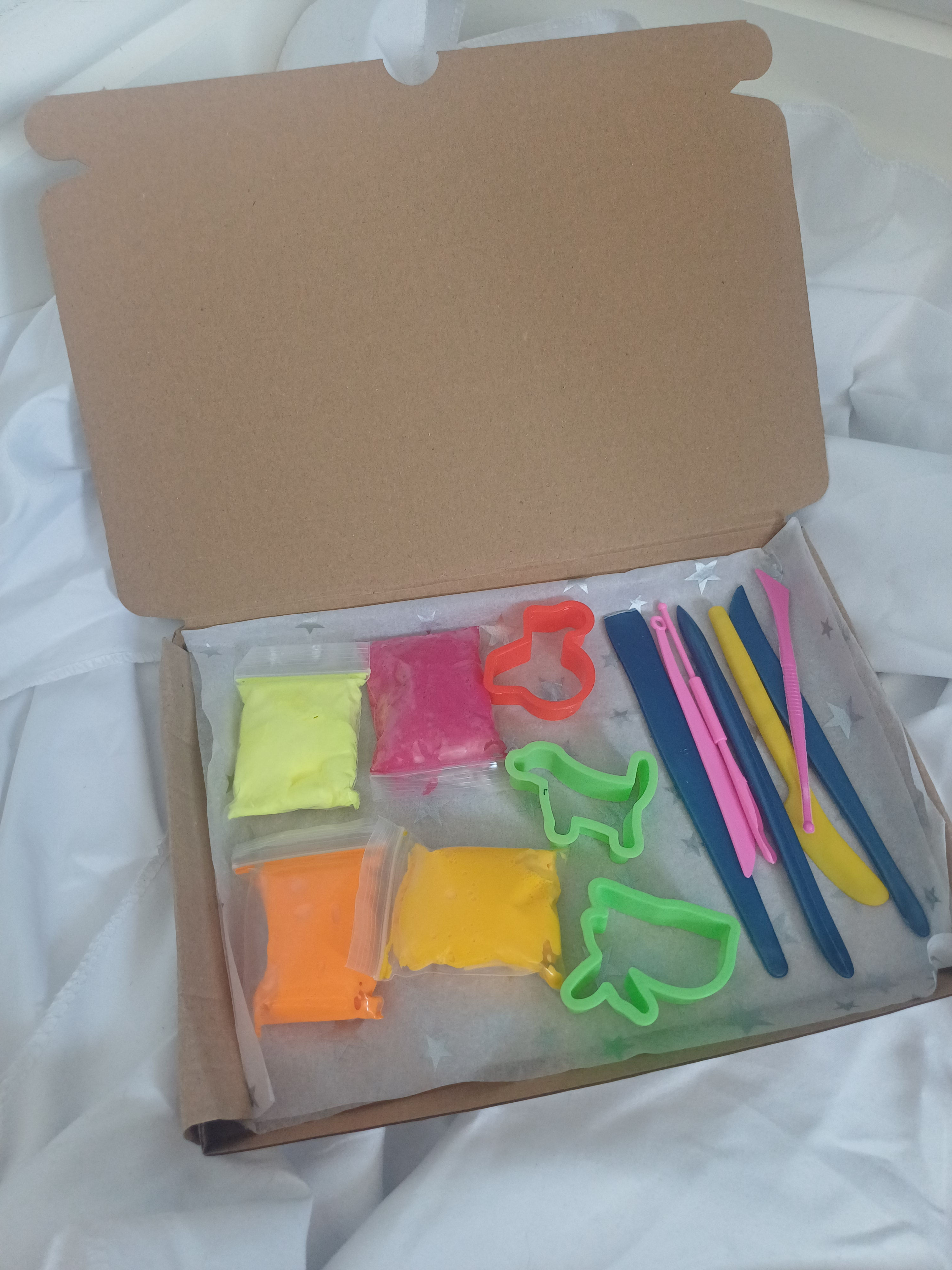 Air dry clay animal craft kit