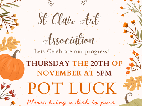 SCAA Members Meeting Potluck Invitation