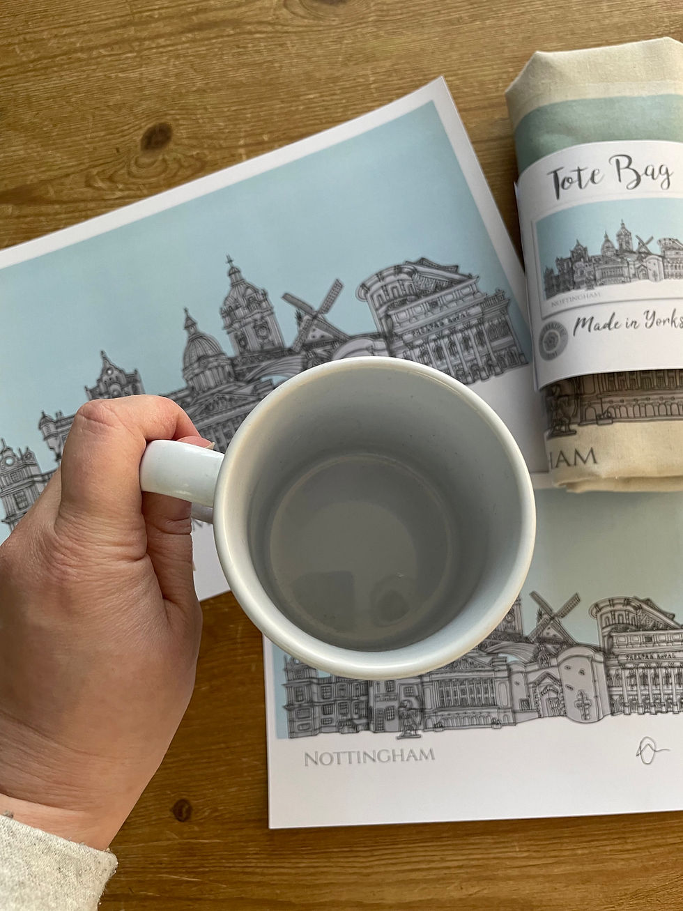 Thumbnail: Nottingham Skyline Mug 