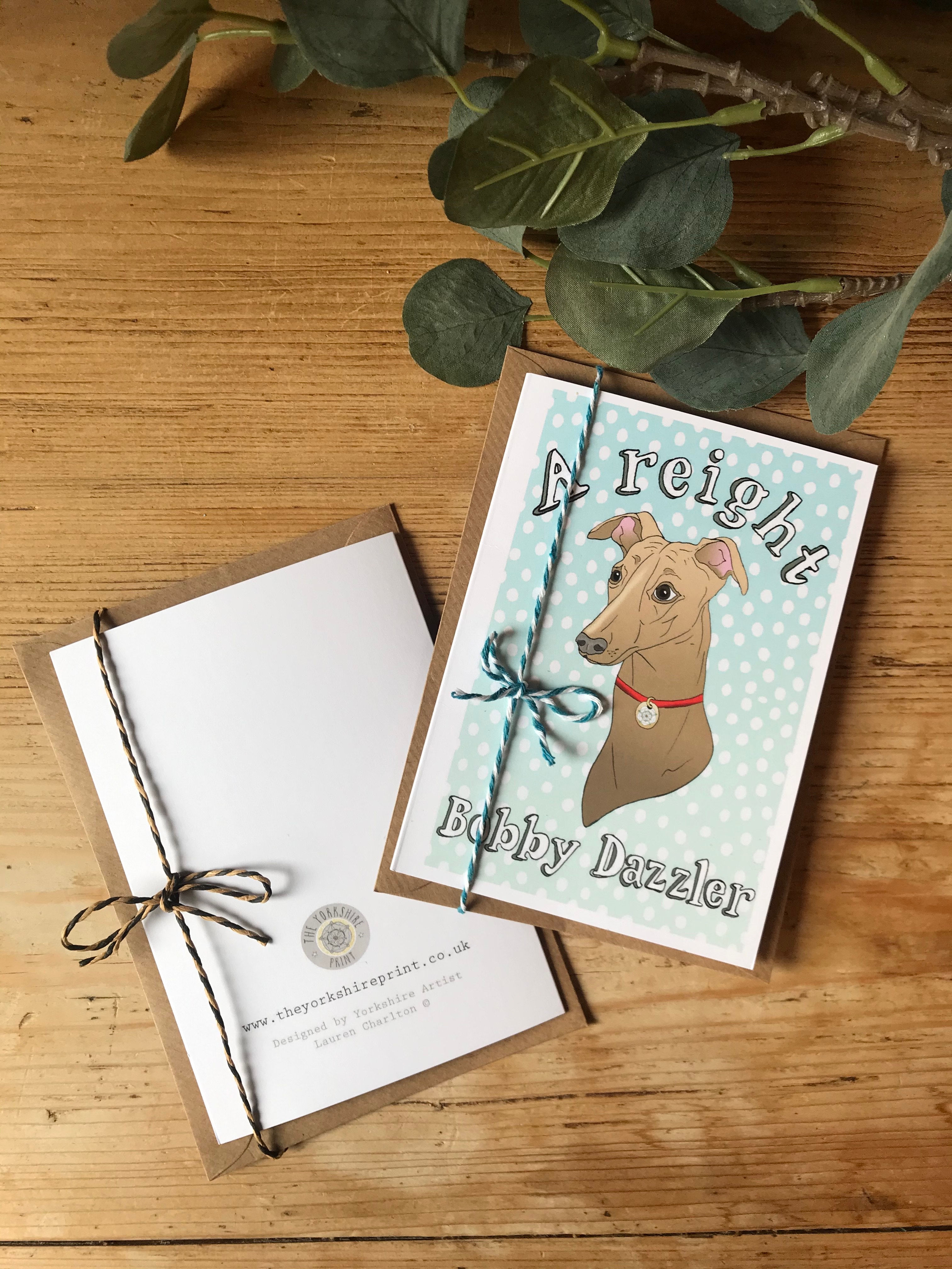 A Reight Bobby Dazzler Card