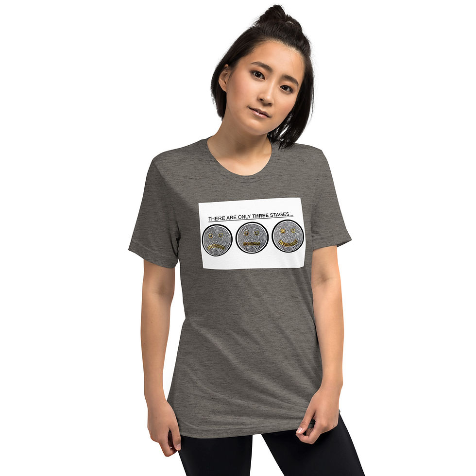 Thumbnail: Only 3 Stages / Unisex t-shirt / White Background