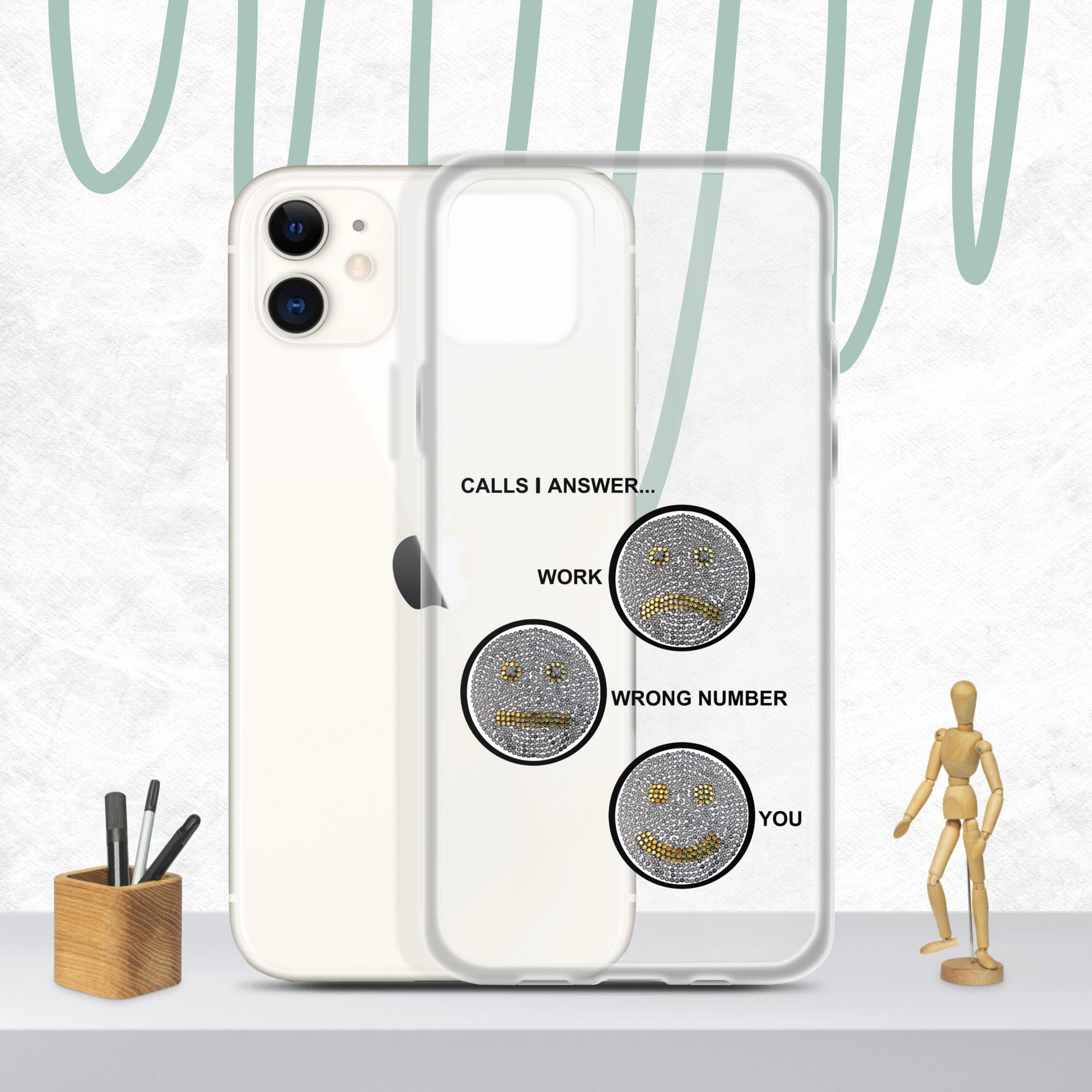 The 3 Faces - Calls I Answer / Clear Case for iPhone®