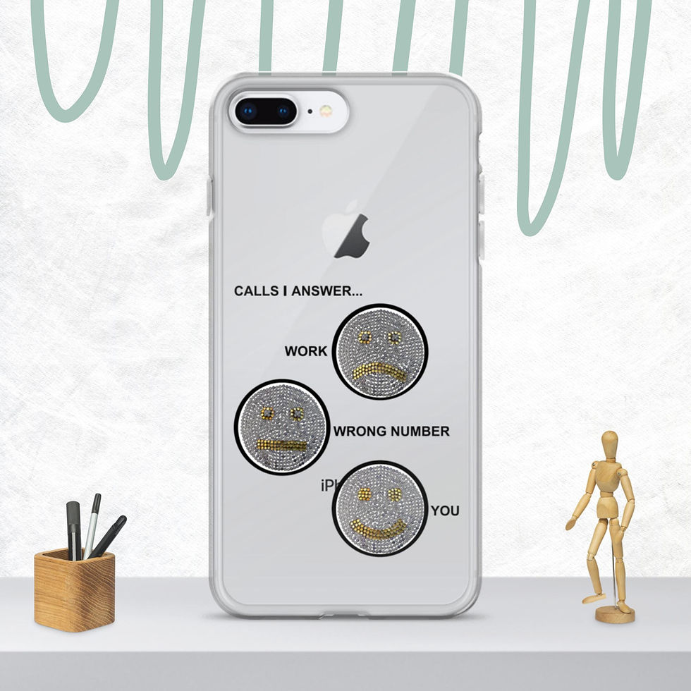 Thumbnail: The 3 Faces - Calls I Answer / Clear Case for iPhone®