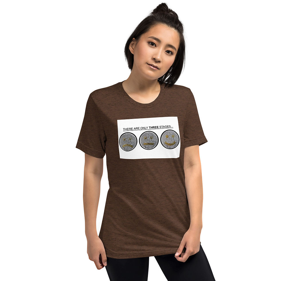 Thumbnail: Only 3 Stages / Unisex t-shirt / White Background