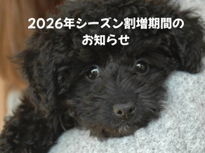 シーズン割増期間のお知らせ（2026年）