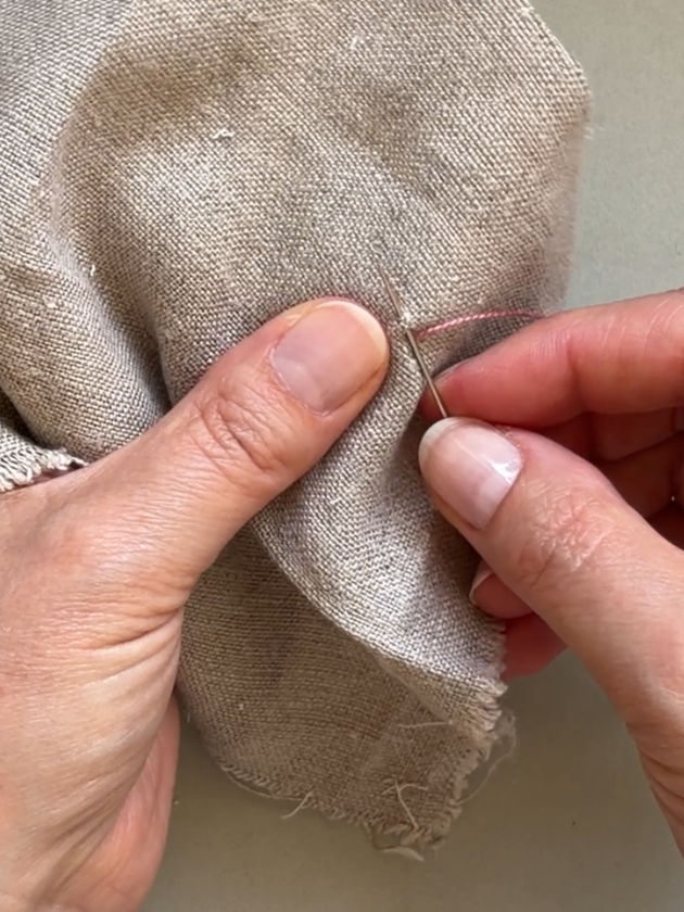 sewing method of embroidery without embroidery hoop