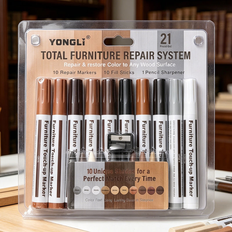Furniture Repair Kit – Wood Scratch Filler Pens & Restoration Set