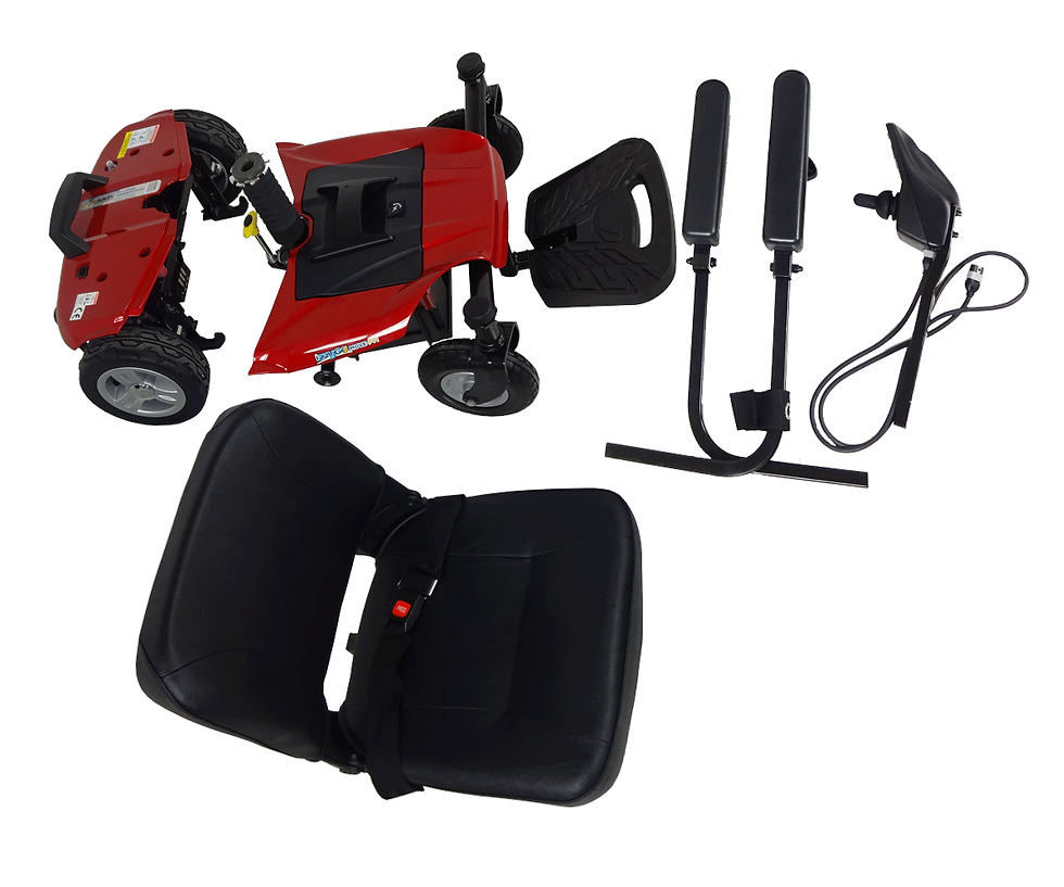 Silla Power izzyGo Move - PV1 Compacta y Desarmable Rojo