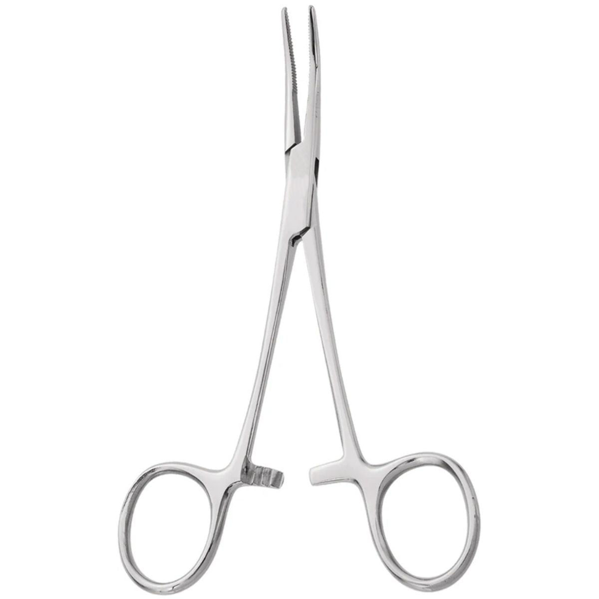 Pinza Kelly de Acero Inoxidable, hergom silvery (acero inoxidable), curva