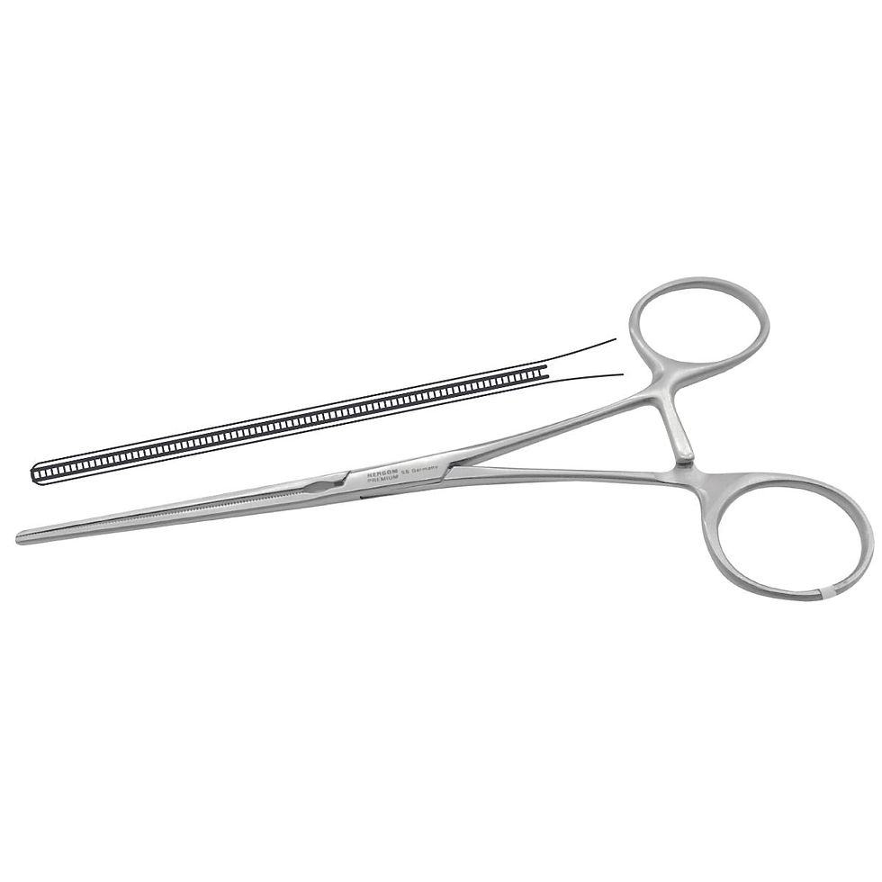 Pinza Clamp Anastomosis Angulada 15-16 cm, 16 cm