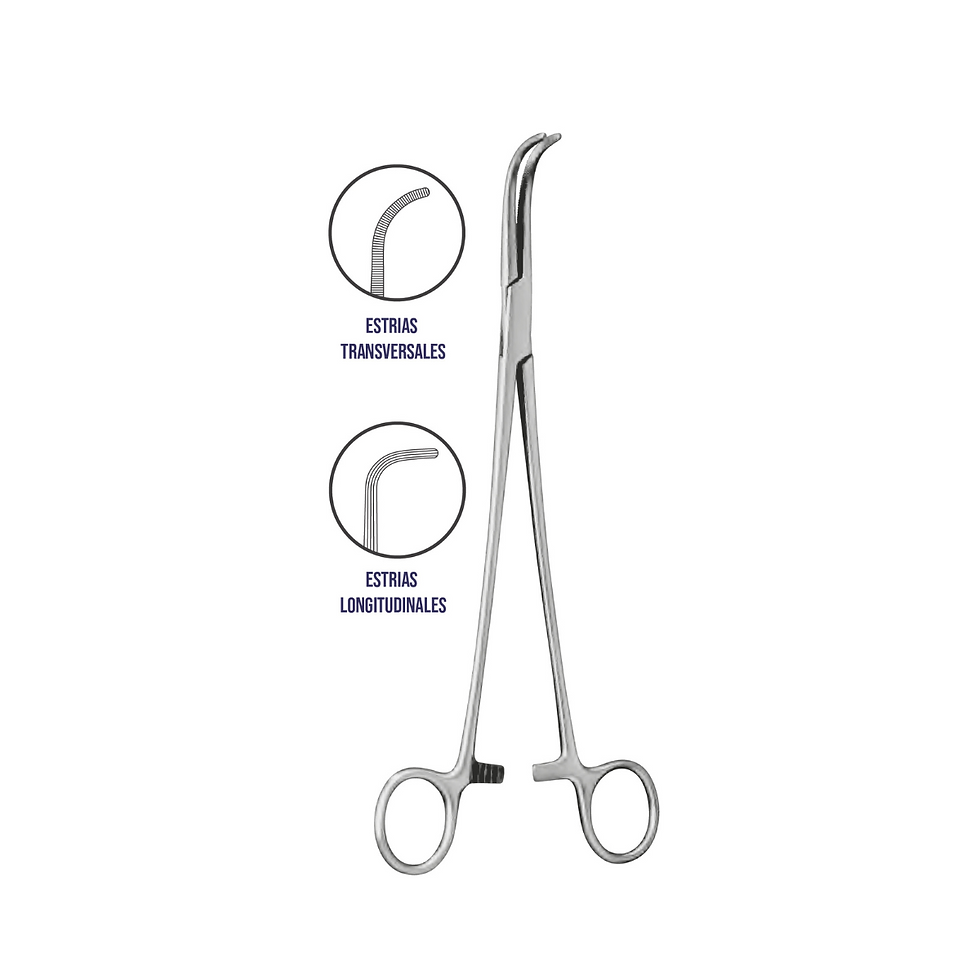 Pinza Mixter de Acero Inoxidable Premium, sin Serración, 15 cm