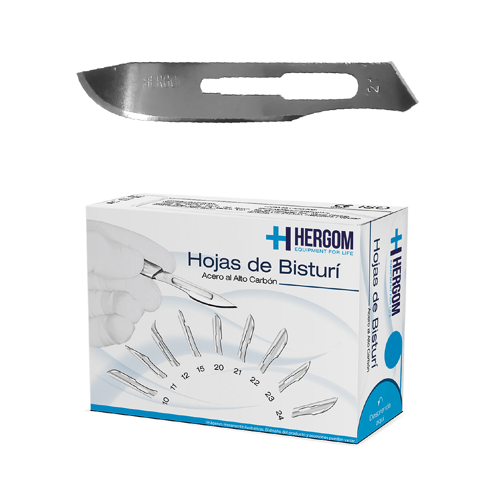 Hojas para Bisturí, alto carbón, #20