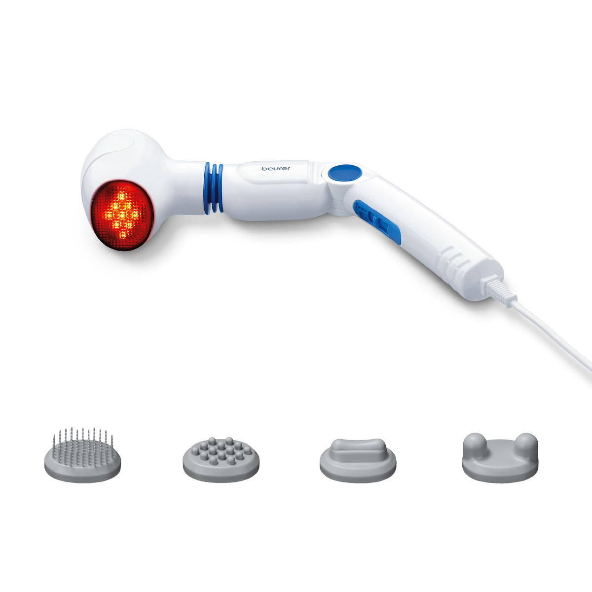 Masajeador portátil de vibración y masaje de calor por, 3 niveles de calor