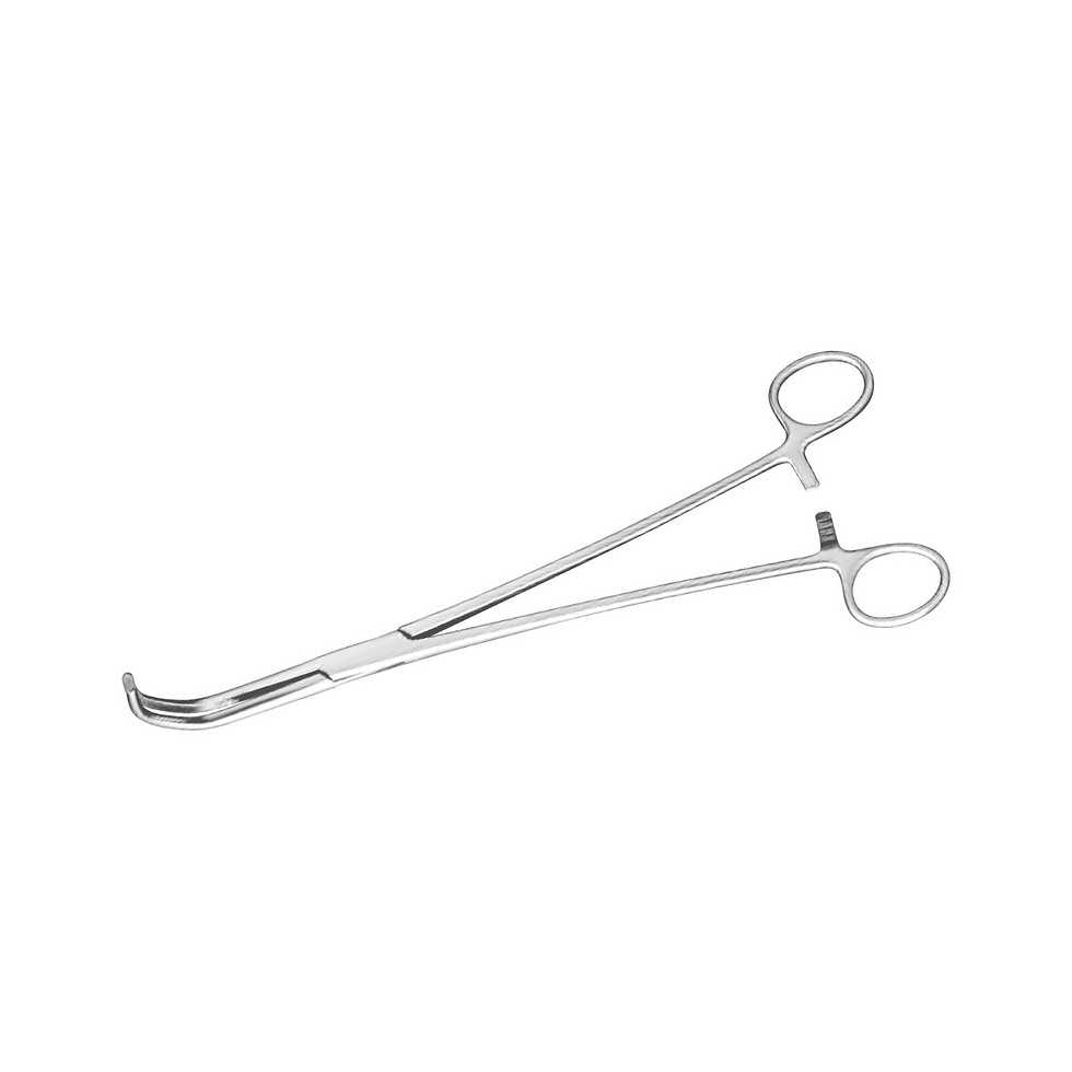 Satinsky DeBakey Clamps, estriada, 24 cm