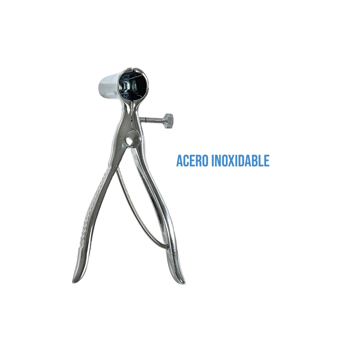 Anoscopio rectal Sims, acero Inoxidable
