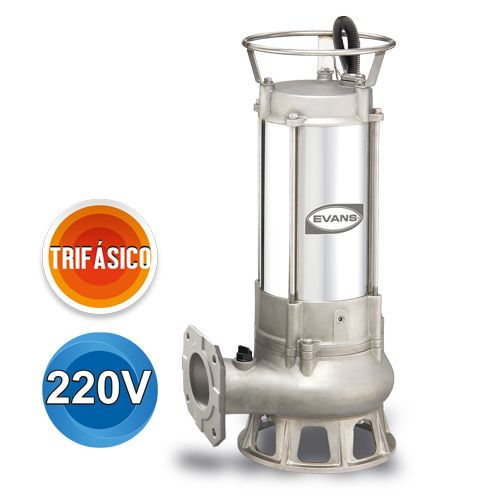 Bomba Inox. para Lodos 7.5Hp