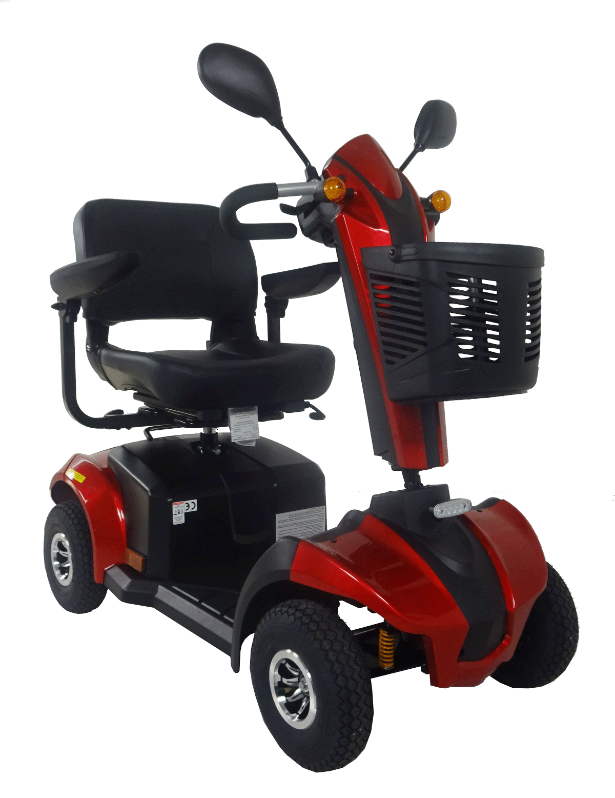 Scooter izzyGo Move - V4 Mediano con 4 Ruedas Semi - Neumáticas Color Rojo